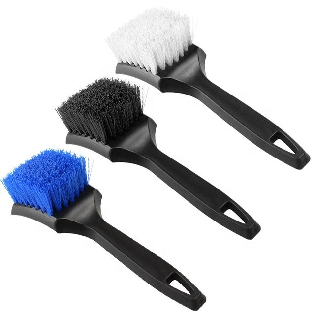 Car Wheel Tire Rim Scrub Brush Auto Detailing Brush Washing Cleaning Tool  Auto Scrub Brush Car Wash Tool