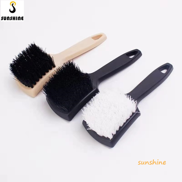 Car Wheel Tire Rim Scrub Brush Auto Detailing Brush Washing Cleaning Tool  Auto Scrub Brush Car Wash Tool