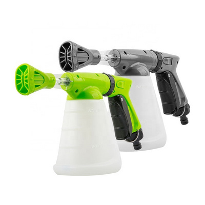 Green Car Cleaning 800ml Soap Bottle Snow  Foam Cannon Fit  Garden Hose Foam Lance Car Wash Foam Gun  Washing Tool