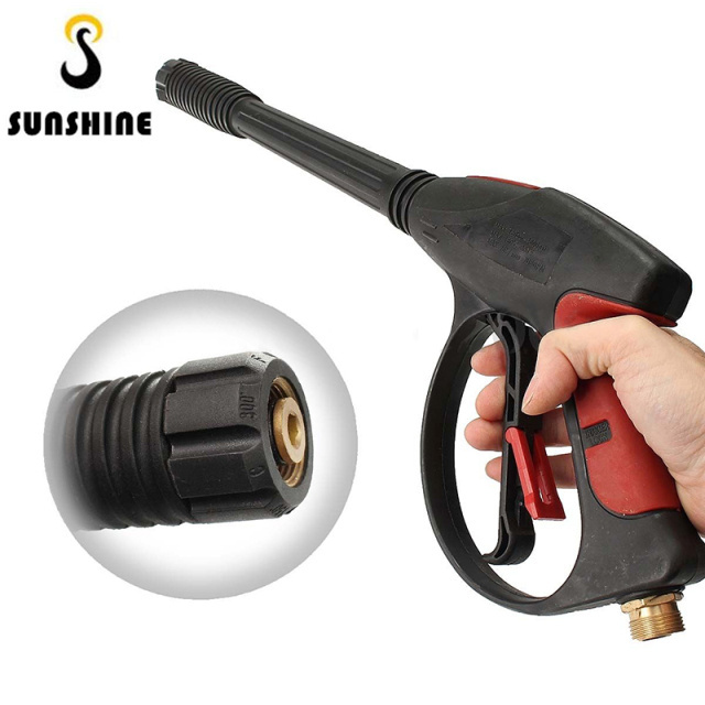 4000PSI  Power Cleaning Water Gun with M22 Inlet Thread High Pressure Car Wash  Sprayer With Quick Nozzle and 8M Hose Kit