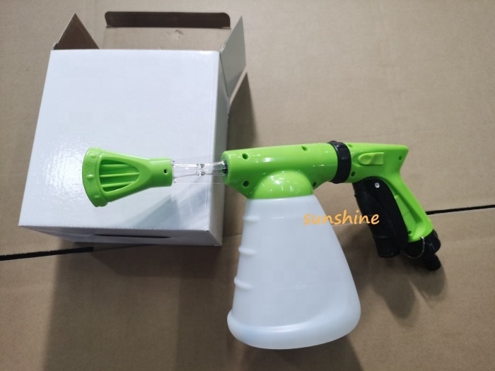 800ml Low Pressure Foam Cannon Connect Garden Hose Snow Foam Lance Car Wash Foam Gun Soap Blaster Washing Tool