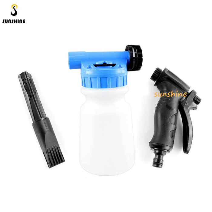 1L Durable Car Washer Foam Nozzle Gun Car Cleaning Washing Foamer Lance Car Water Soap Shampoo Spray Red Green Blue Yellow