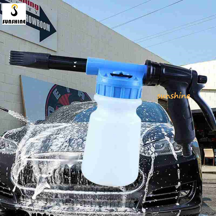 1L Durable Car Washer Foam Nozzle Gun Car Cleaning Washing Foamer Lance Car Water Soap Shampoo Spray Red Green Blue Yellow