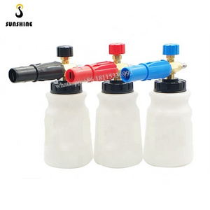 DIY Car Washer Snow Foam Lance 1000ml / High Pressure Soap   cleaner Auto Washing Adjustable Cannon Nozzle Sprayer