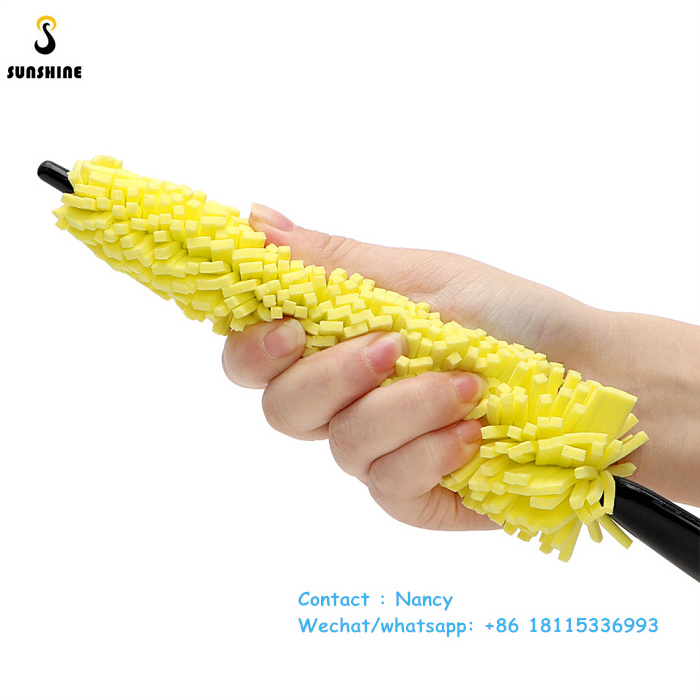 Car Auto Wheel Tyre Rim Cleaning Brush Cleaning Washing Tool Car-styling  Sponge Wheel Tire Detailing Clean Tool