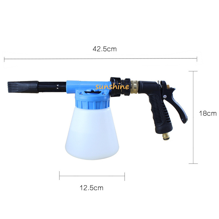 2022 New Adjustable 1L  Foam  Gun Auto Car Washer Nozzle Sprayer Garden Hose Snow Foam Cannon Car Washing  Cleaning Tools