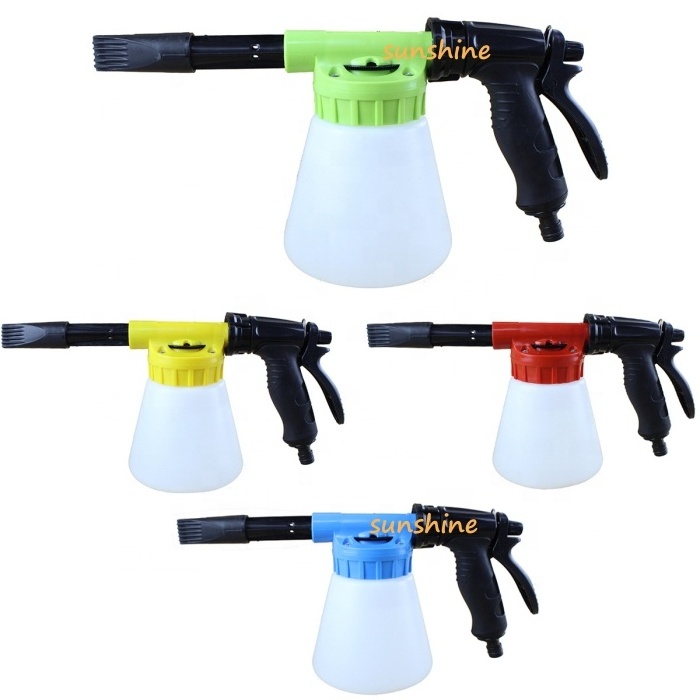 Car Wash High Pressure Foam Cannon Gun Adjustable Nozzle With Foam Bottle For Houses Motorcycles Boats Garden Clean Tool