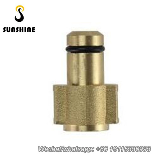 SS Brass Car Washer Adapter High Pressure Soap Foamer For Yili For Texas Foam Cannon Connector For Hitach Snow Foam Lance 14#