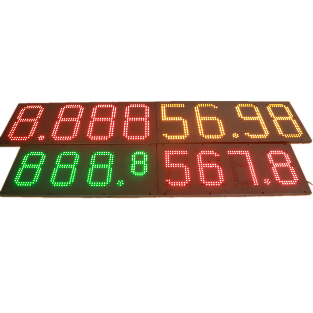 IP65 led numbers gas station petrol price LED display board for outdoor gas station price display