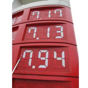 Hot-sale led sign led display show oil gas price dollar Magnetic Flip Digital Board on gas station