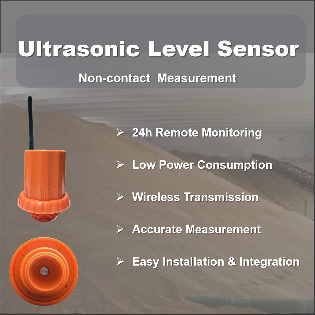 Explosion Proof High Sensitivity Ultrasonic Distance Sensor Contactless Water Fuel Tank Level Wireless Sensor DF555 ATEX GPS