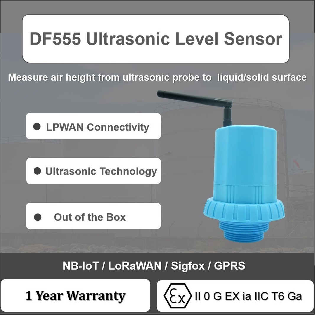 Long range ultrasonic transducer best quality ultrasonic sensor with gprs GSM & iot module