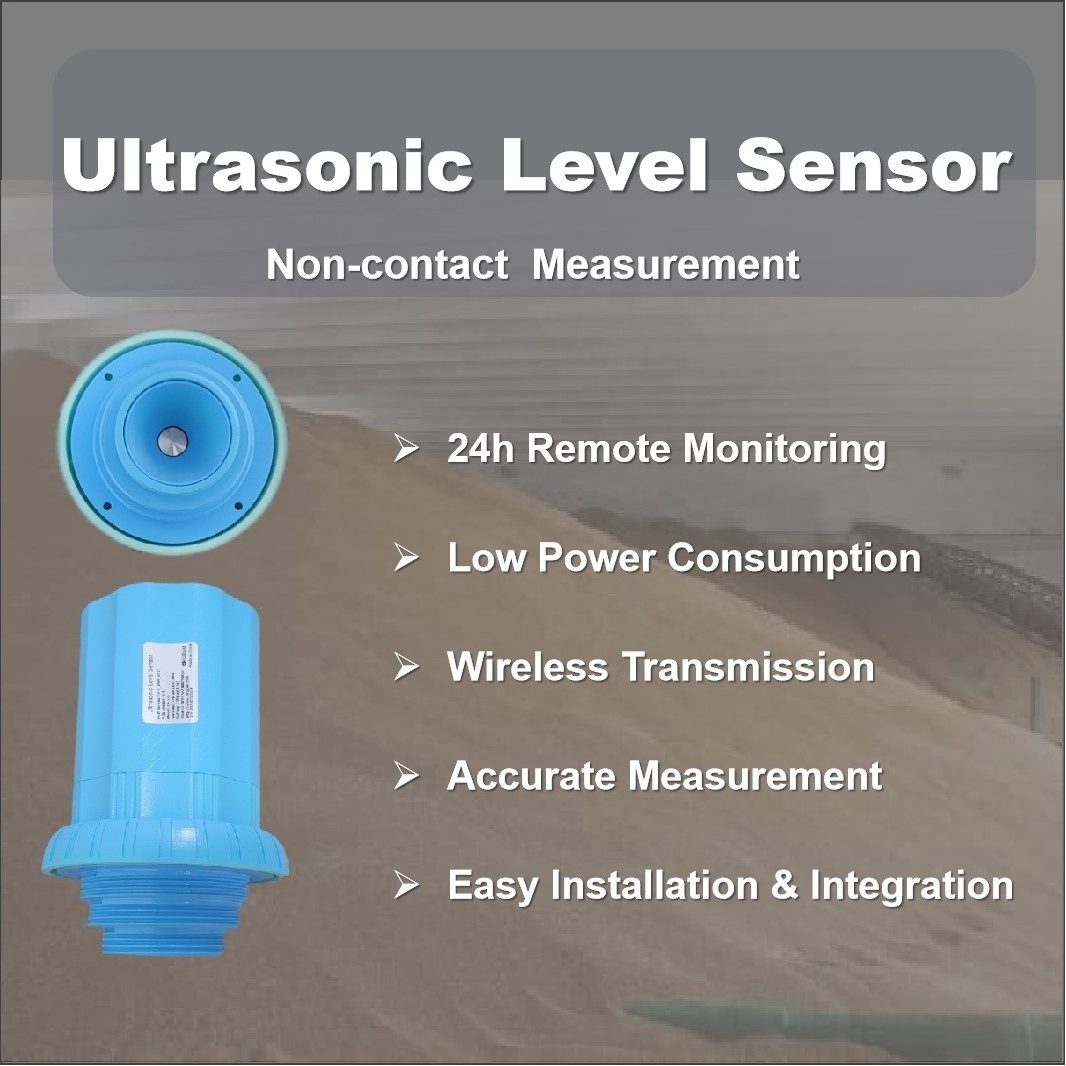 3 in 1 Device Wireless Ultrasonic Liquid Level Sensor / Fuel Tank Level Sensor / GPS Tracker Compatible with IOT Platform