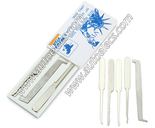 Credit Card Lock Pick Set for Locksmith Learner High Quality Lockpicking Tools