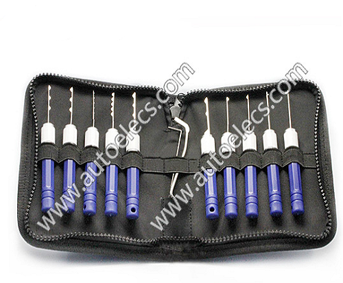 12pcs Lock Pick Set Car Opening Locksmith Tools