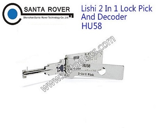 Top Quality HU58 Lishi 2 in 1 Lock Pick and Decoder