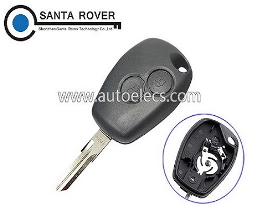 Car Key For Re-nault Clio Kangoo Master Remote Key Case Cover 2 Button VAC102 Blade