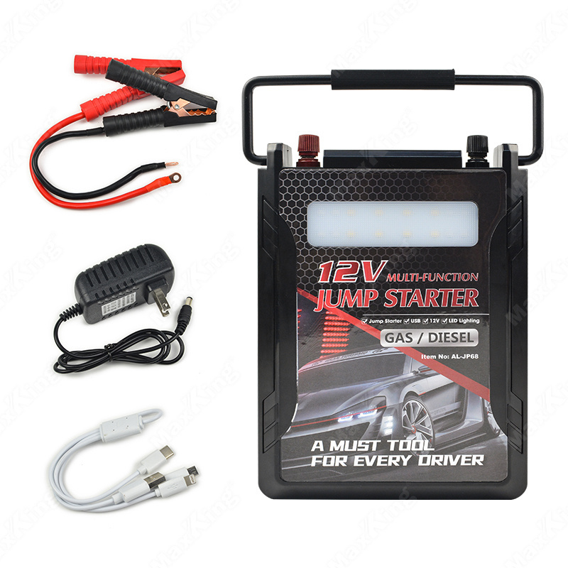 188000mAh multifunction car jump starter 12V smart power bank car emergency tools apply to 8.0L engine