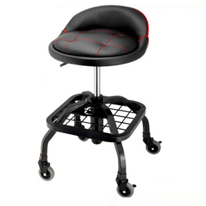 Autoerizo Factory Direct Car Repair Stool Auto Round Repair Bench With Back