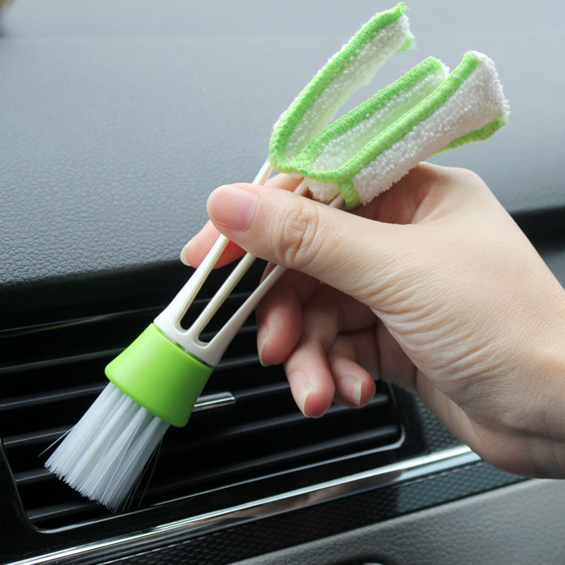 Autoerizo Car Multi-Functional Air-Conditioning Outlet Cleaning Interior Gap Brush Louver Cleaning Vent Brush