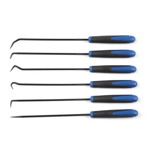 6Pcs Combination Extra Long Reach Hook & Pick Set O-Ring & Seal Remover Tools