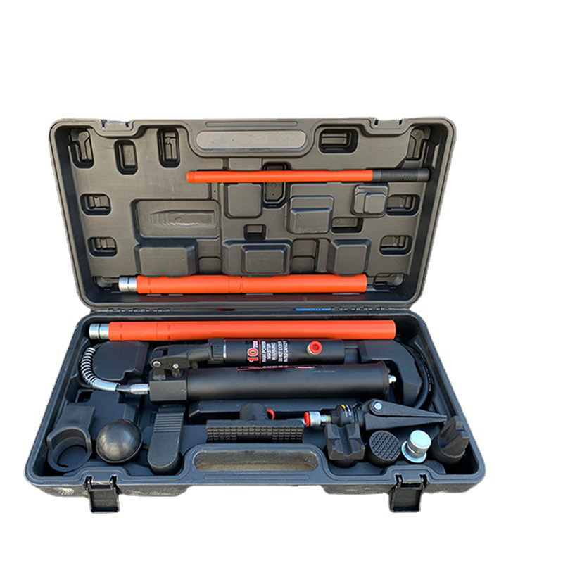 Hydraulic Portable Body Repair Kit: Auto Body Frame Repair Kit with Blow Mold Carrying Storage Case