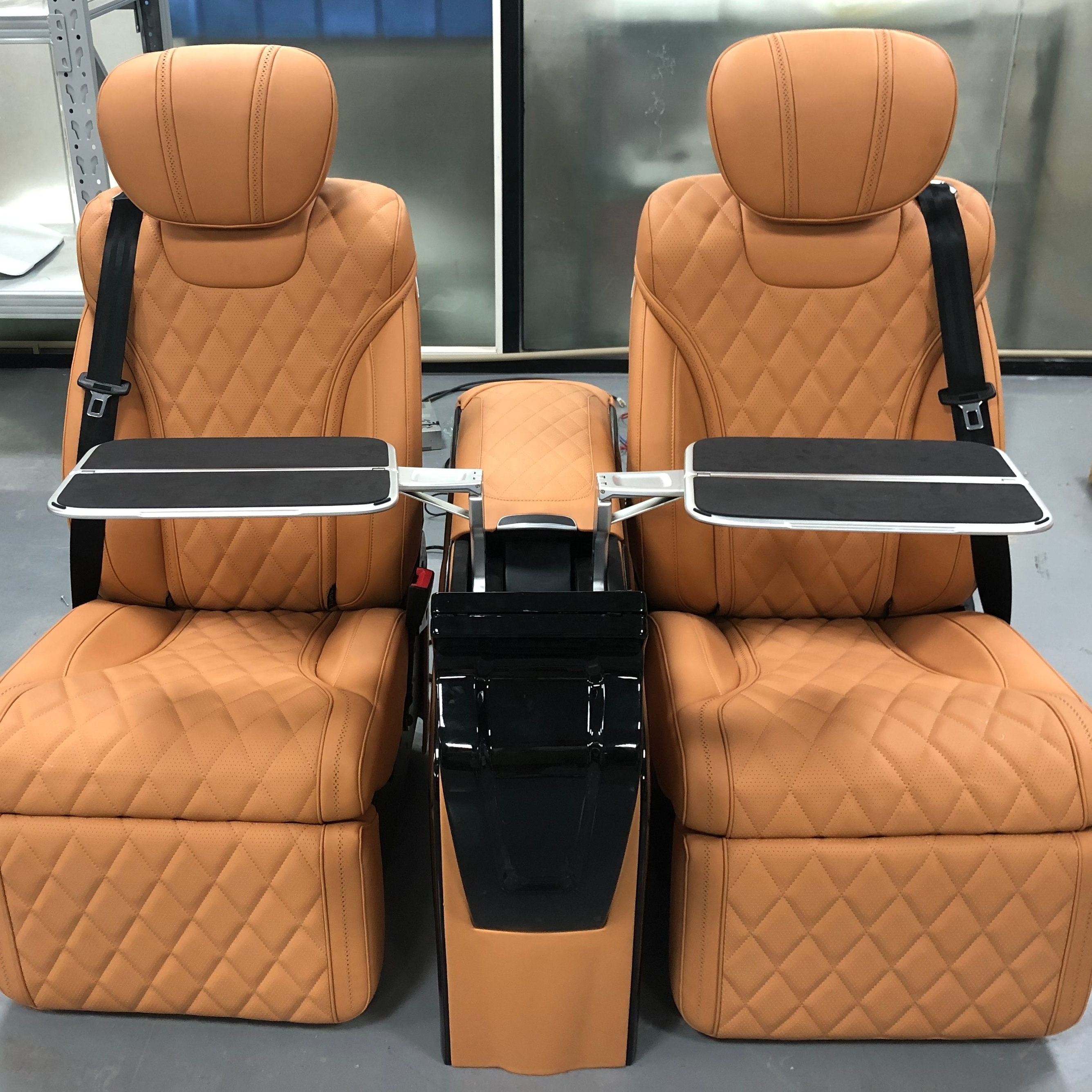 Top Picked Customized Luxury  Aero Seat With Table Console  For Mercedes Benz Vito Metris V-Class Sprinter