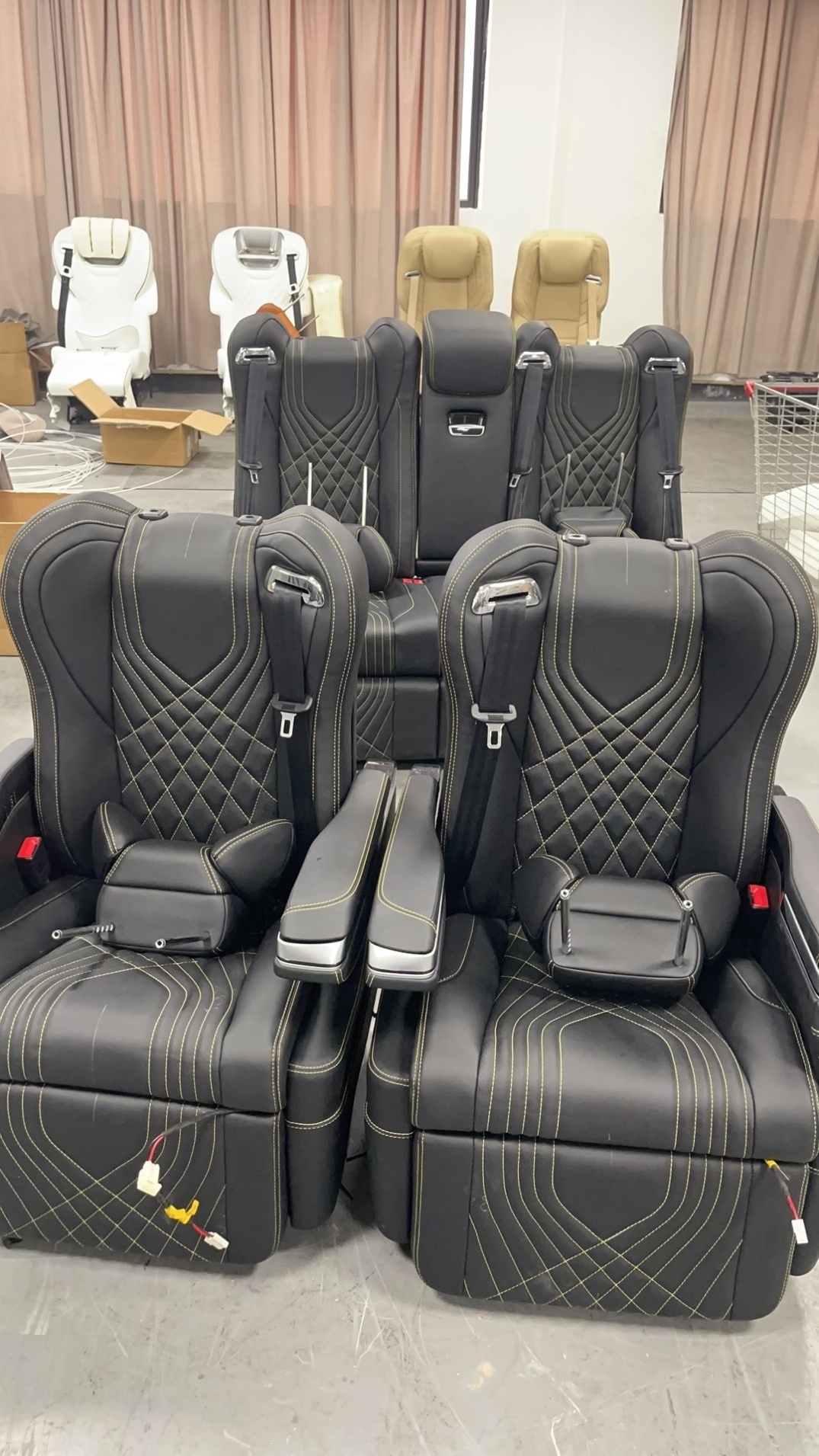 Factory Directly Electric Luxury van seats For Mpv Van Alphard Sprinter Conversion