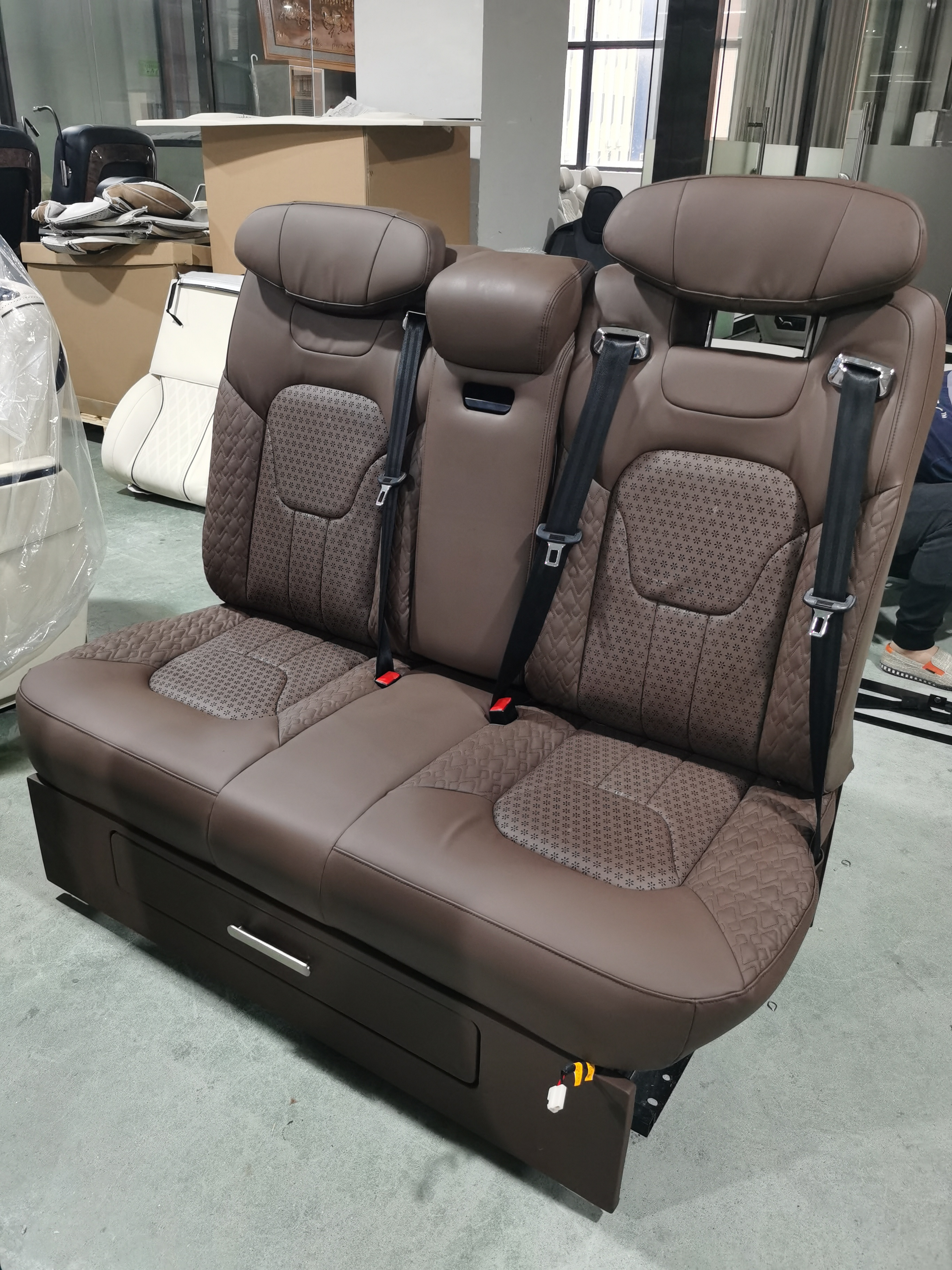 china factory aircraft seats MVP for sale best price Mercedes benz vito  by microfiber leather seat swivel base sprinter seat