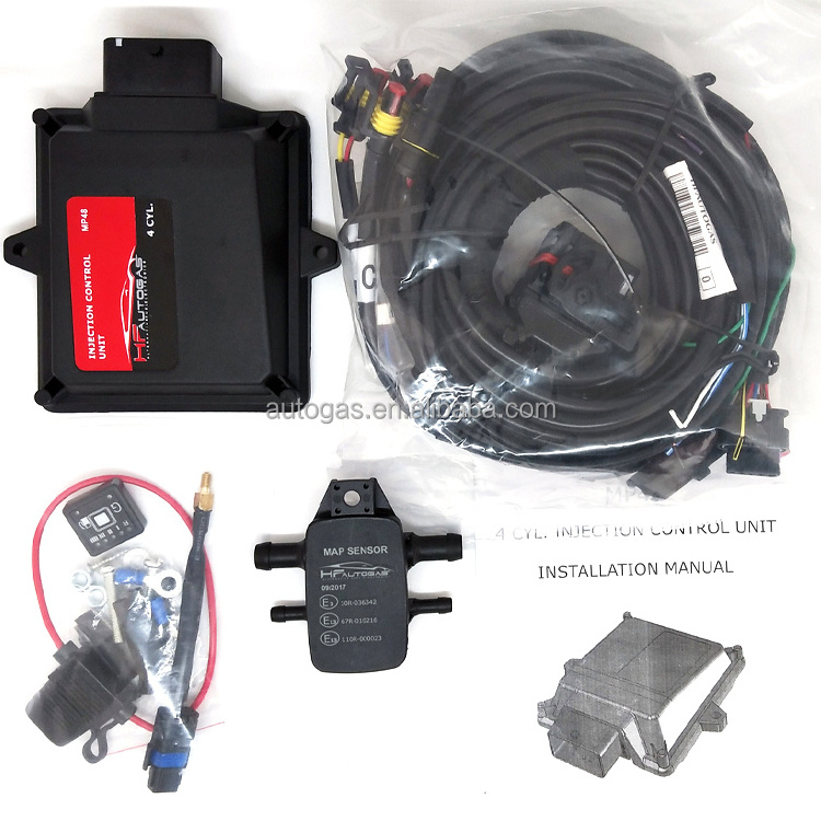 HFAUTOGS manufacturer best quality MP48  wholesale 5th generation sequential injection automotive kit gnv Kit de conversion para