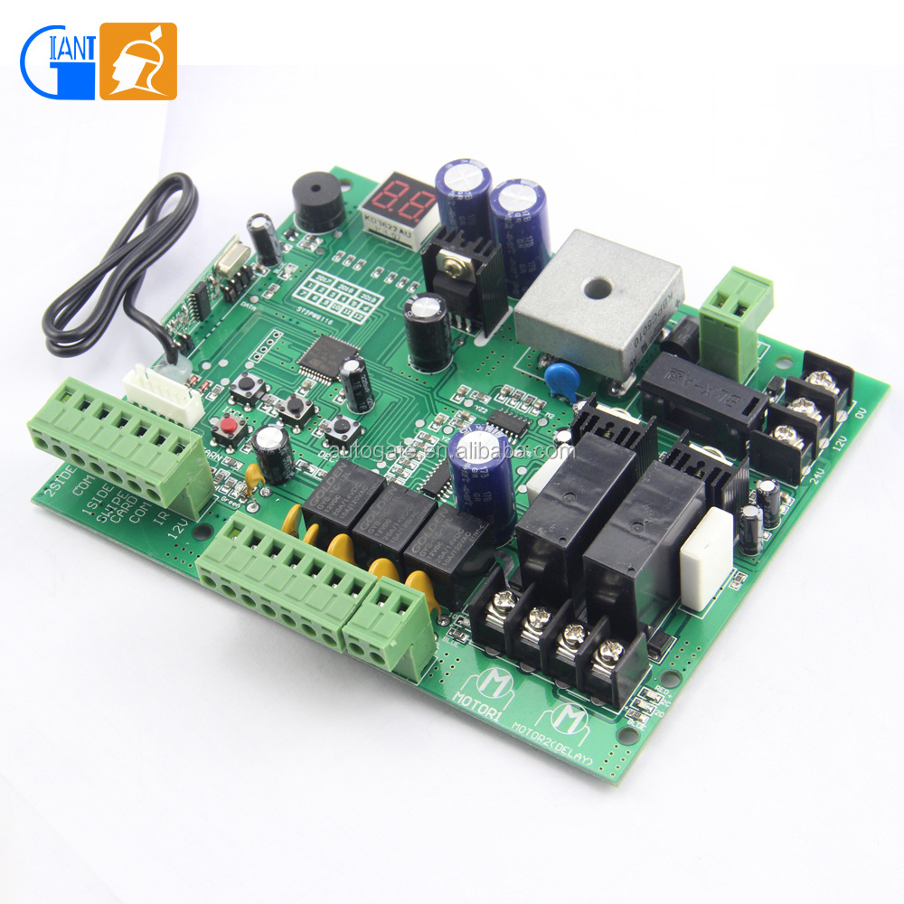 Swing gate motor control board PCB control panel for automatic garage doors