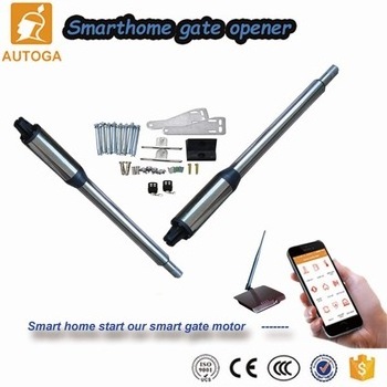 Long arm linear Actuator Automation 250kg Single Leaf Swing Gate Opener Kits