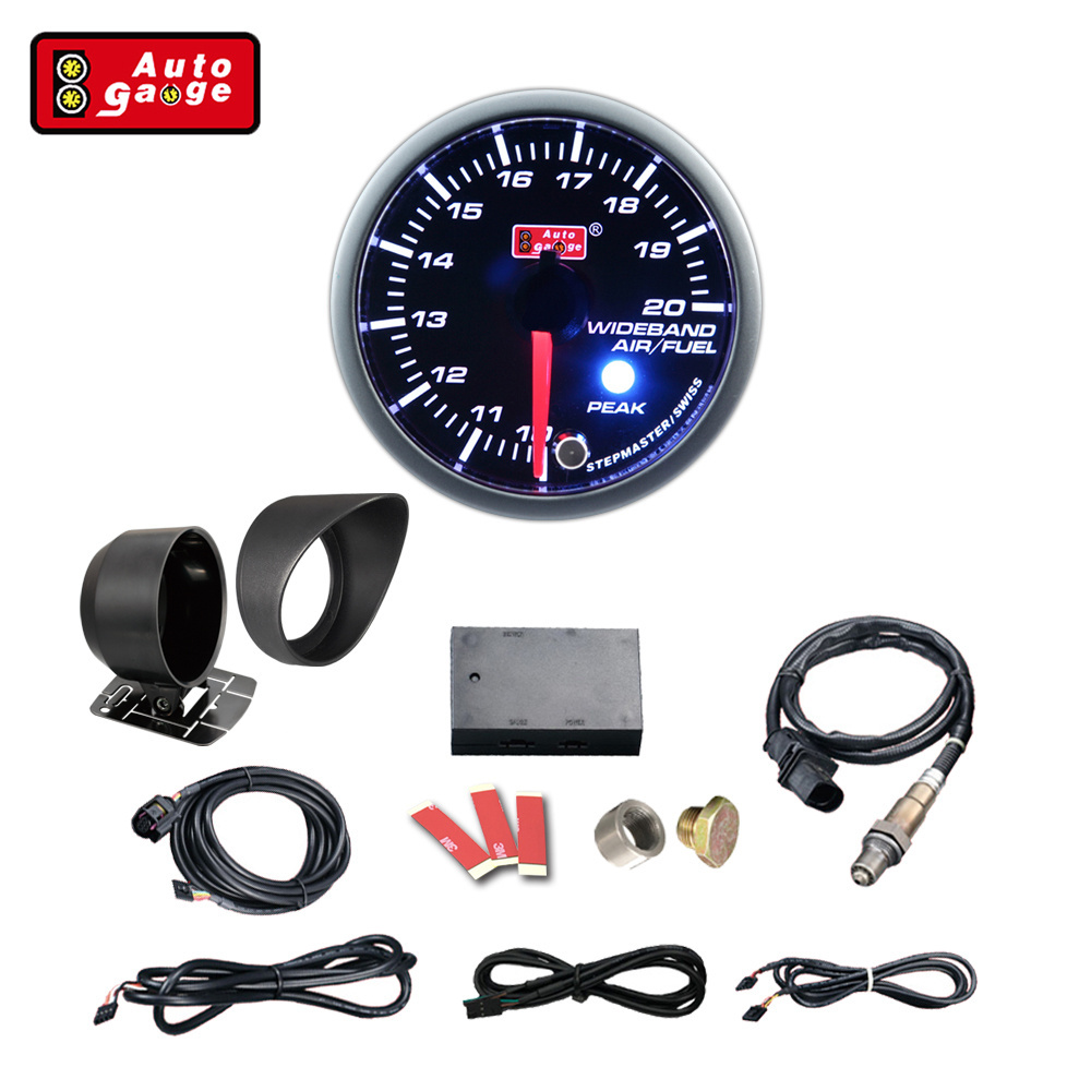 52mm electric analog wideband air fuel ratio gauge