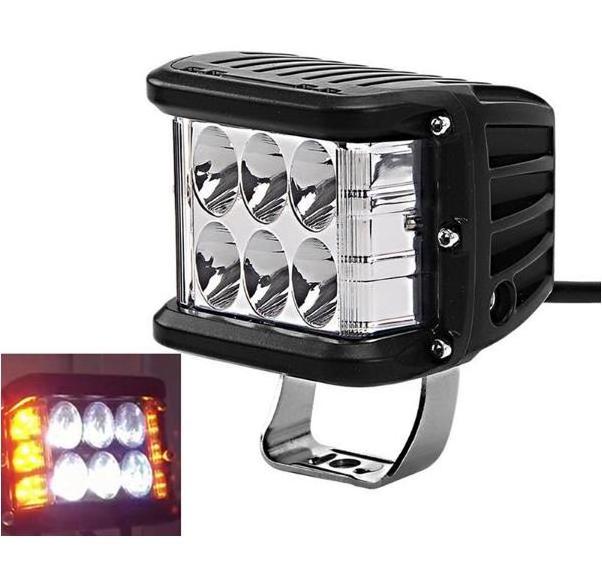 60W square cob smd laser 12v 80v  Flood Spot beam 3-Sides Lighting SUV ATV boat Car LED Light Bar Work light