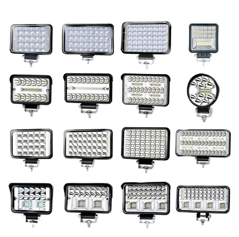 7 13 20 Inch LED Light Offroad Spot Flood LED Bar for 4x4 Boat Atv Truck Suv Tractor Car Barra 12V 24V  LED Headlight Bar