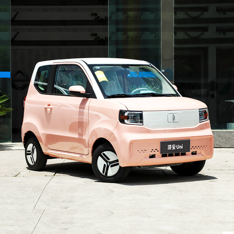 2022 2023 Lingbao uni mini electric car in stock two door family use vehicle high speed 100km/h Auto New Energy Vehicle