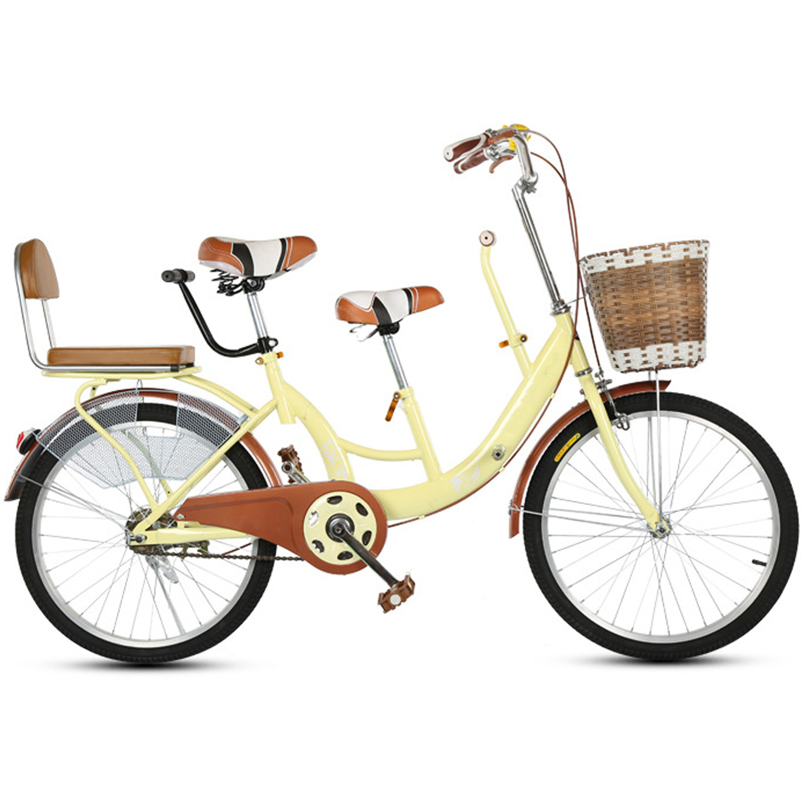 Fashion Style Two Seat Funny Tandem Bike for Tour and Sightseeing Mom ans Baby Bike