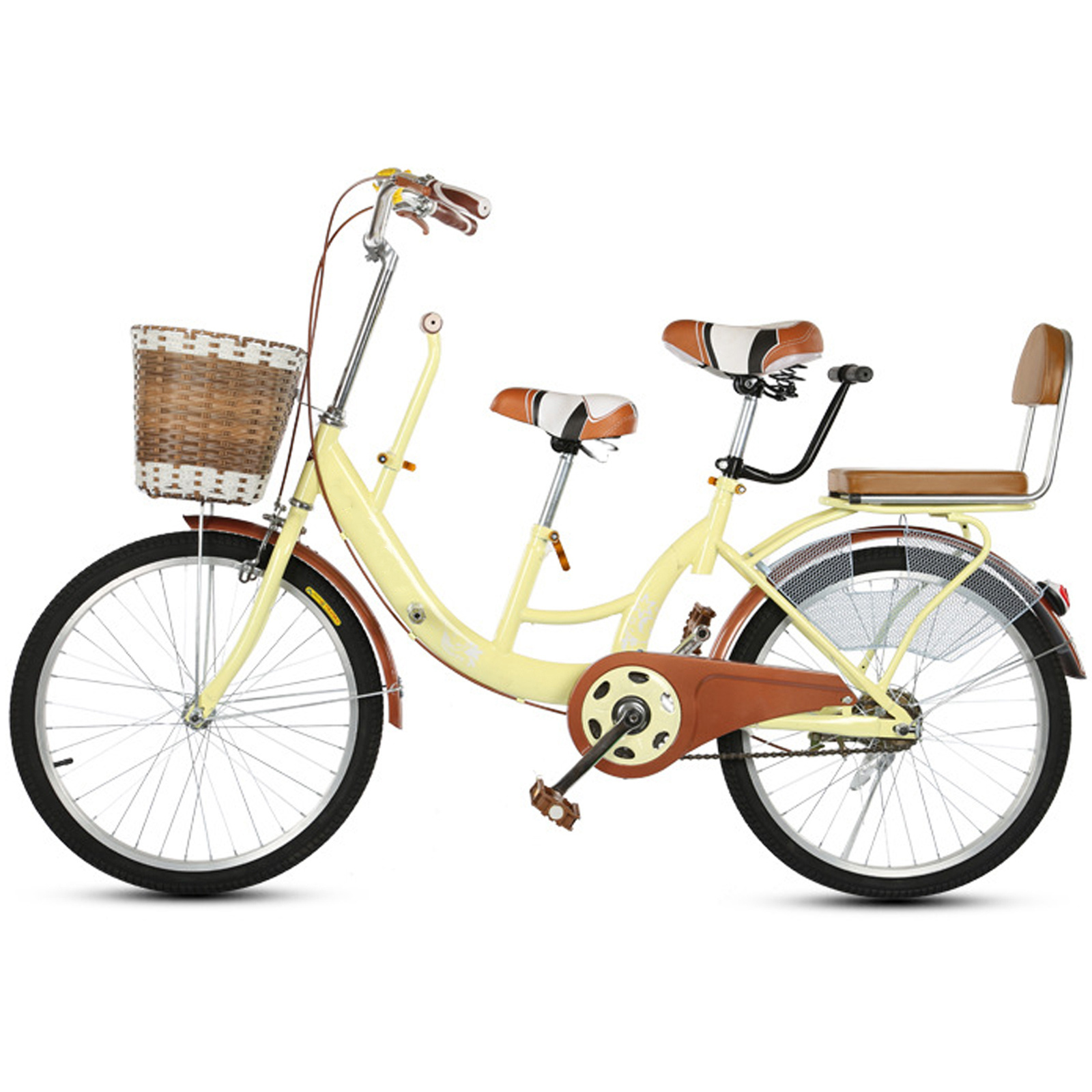 Fashion Style Two Seat Funny Tandem Bike for Tour and Sightseeing Mom ans Baby Bike