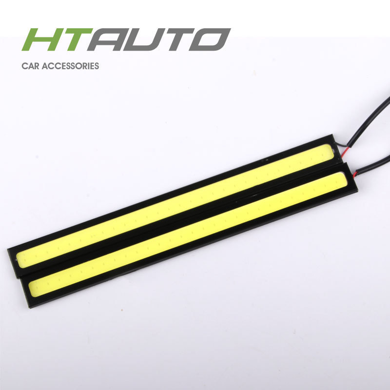 Super Bright Waterproof COB DRL 17 cm Car lights I Styling DRL 2 Pcs COB LED Daytime Running Light