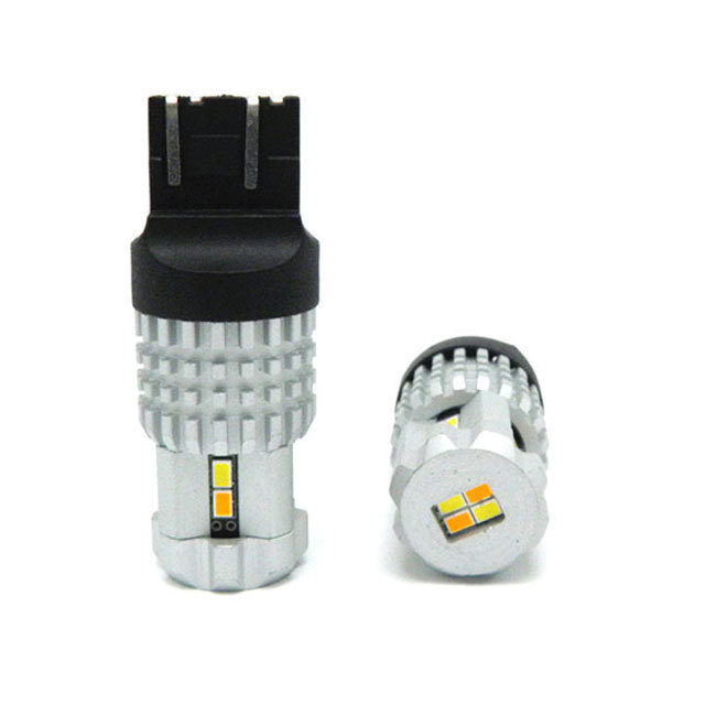 Car LED Bulb 7443  W21/5W Led Car Bulb Amber White Led Turn Light Direction Indicator Lamp