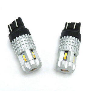 Car LED Bulb 7443  W21/5W Led Car Bulb Amber White Led Turn Light Direction Indicator Lamp