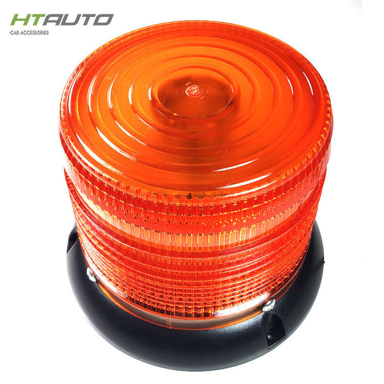 HTAUTO 18W Amber Rotating Beacon Traffic Warning Light with Magnetic