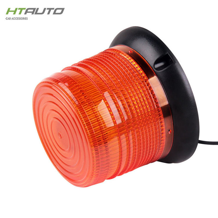 HTAUTO 18W Amber Rotating Beacon Traffic Warning Light with Magnetic