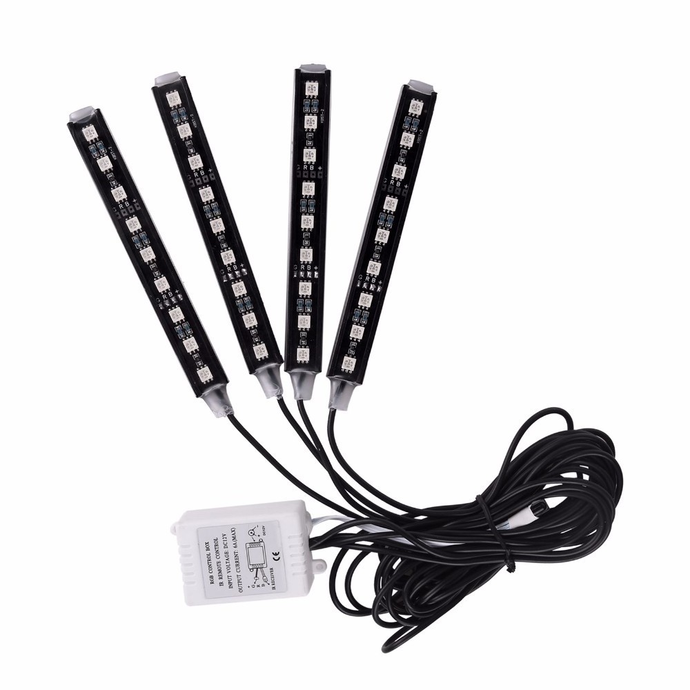 HTAUTO 12CM 5050 RGBW Led Strip led Atmosphere Lights for Automotive Car Interior Ambient lighting