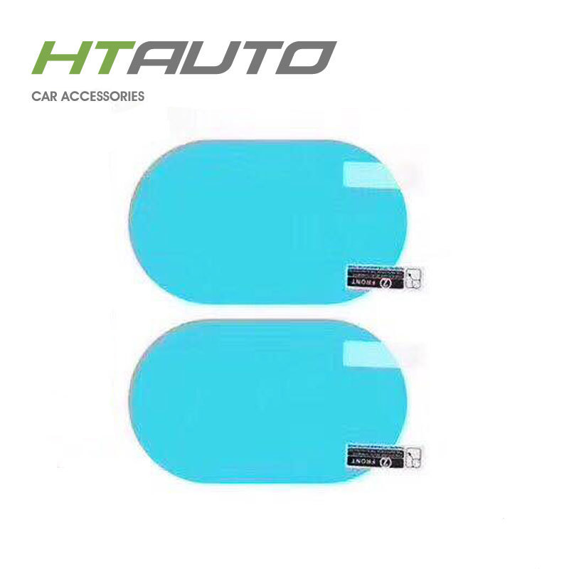 2PCS/Set Nano Coating Anti Fog Rainproof Rear Film Car Plastic Mirror Window Protective Film Rearview Mirror Film For Car