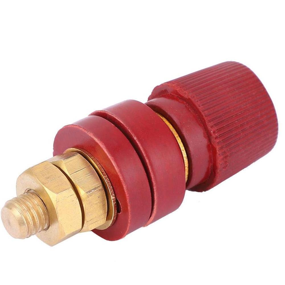 2Pcs Terminal Binding Post 555 Type Brass Pillar Terminal Block M8 Threaded Diameter Binding Post 0V-380V 200A