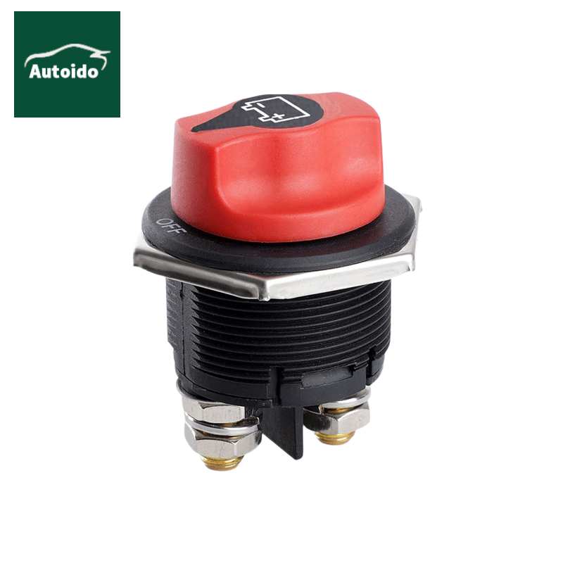 Car Battery Isolator Switch 12-48V Max 32V 200A Cont 300A INT Power Disconnect Switch Battery Cut/Shut Off Kill Switch fo