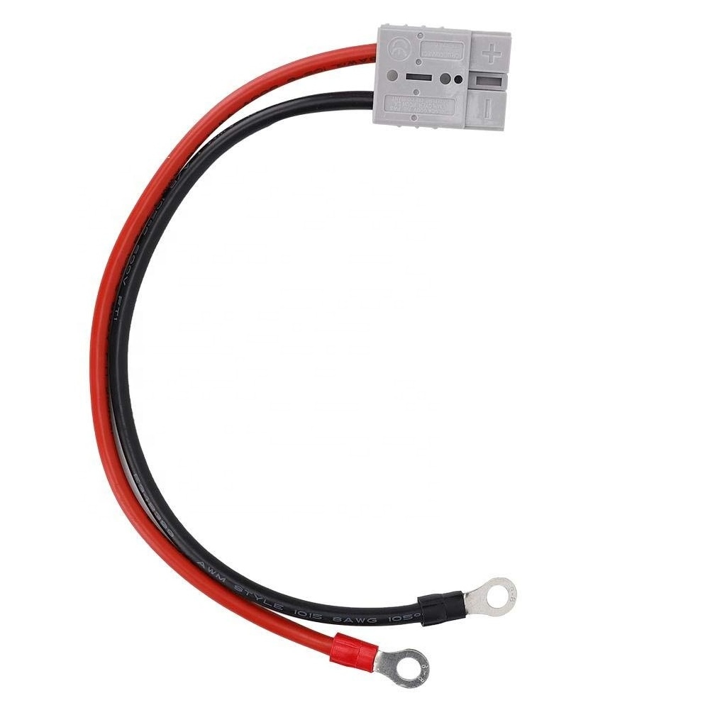 Electric Forklift Charging Plug Cable with O Ring Battery Connect Quick Connector 50A 600V Connector Line Single Head Line