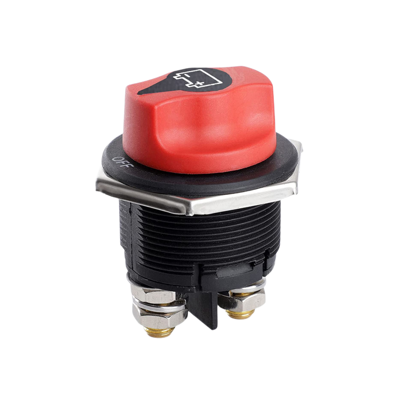 Car Battery Isolator Switch 12-48V Max 32V 200A Cont 300A INT Power Disconnect Switch Battery Cut/Shut Off Kill Switch fo