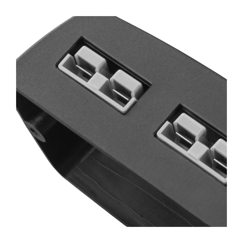 Dual Pole Tent Anderson Plug 50A Power Supply Female Socket Battery Connector Single Anderson Style Surface Mount with Anderson